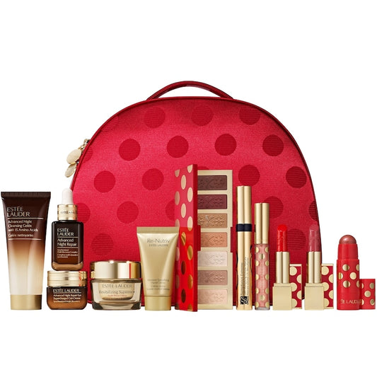 12-Piece Holiday Blockbuster Beauty Gift Set with 9 Full-Size Favorites