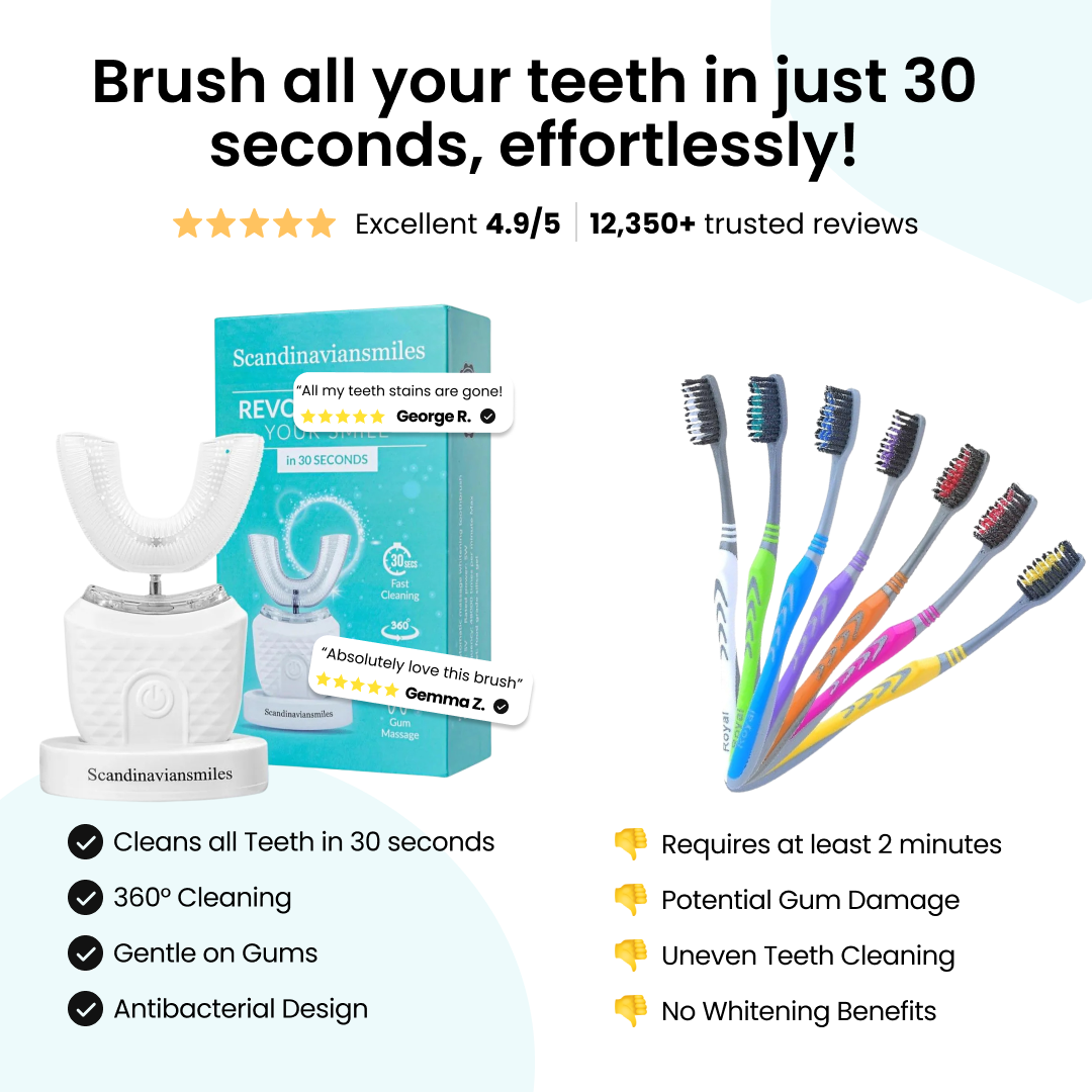 Transform Your Daily Brushing — Deep Clean 360° Automatic Toothbrush